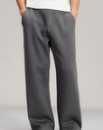 WIDE LEG PANT- PIMA FLEECE