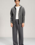 WIDE LEG PANT- PIMA FLEECE