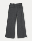 PLEATED WIDE LEG PANT-DOUBLE KNIT