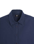 LINEN HALF PLACKET SHIRT