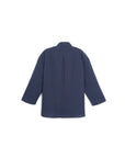 LINEN HALF PLACKET SHIRT