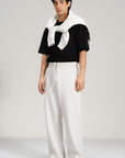WIDE LEG PANT- PIMA FLEECE