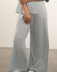 DRAW STRING LINEN TROUSERS