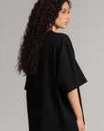 OVERSIZED-DOUBLE KNIT T-SHIRT
