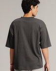MEN OVERSIZED-DOUBLE KNIT T-SHIRT
