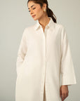 LINEN SHIRT DRESS