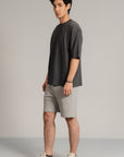 MEN OVERSIZED-DOUBLE KNIT T-SHIRT