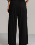 MOVE WIDE TROUSERS-DOUBLE KNIT