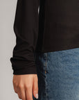 LONG SLEEVE RIBBED T-SHIRT