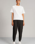 CUFFED ANKLE JOGGER PANTS - FRENCH TERRY