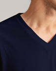T-SHIRT V-NECK SUPIMA COTTON