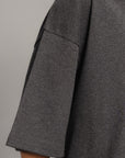 OVERSIZED - DOUBLE KNIT T-SHIRT
