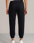 CROPPED WORKOUT PANTS-FRENCH TERRY