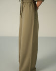 DRAW STRING LINEN TROUSERS