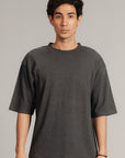 MEN OVERSIZED-DOUBLE KNIT T-SHIRT