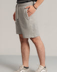 CASUAL DRAWSTRING TERRY SHORTS