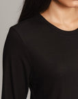 LONG SLEEVE RIBBED T-SHIRT