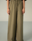 DRAW STRING LINEN TROUSERS
