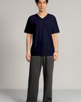 T-SHIRT V-NECK SUPIMA COTTON