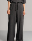 MOVE WIDE TROUSERS-DOUBLE KNIT