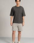 MEN OVERSIZED-DOUBLE KNIT T-SHIRT