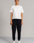 CUFFED ANKLE JOGGER PANTS - FRENCH TERRY