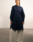 BUTTON DOWN LONG TUNIC
