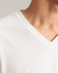 T-SHIRT V-NECK SUPIMA COTTON