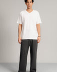 T-SHIRT V-NECK SUPIMA COTTON