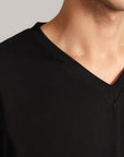 T-SHIRT V-NECK SUPIMA COTTON