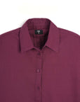 LINEN HALF PLACKET SHIRT