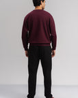 MEN BOXY SWEAT-DOUBLE KNIT