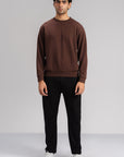 MEN BOXY SWEAT-DOUBLE KNIT