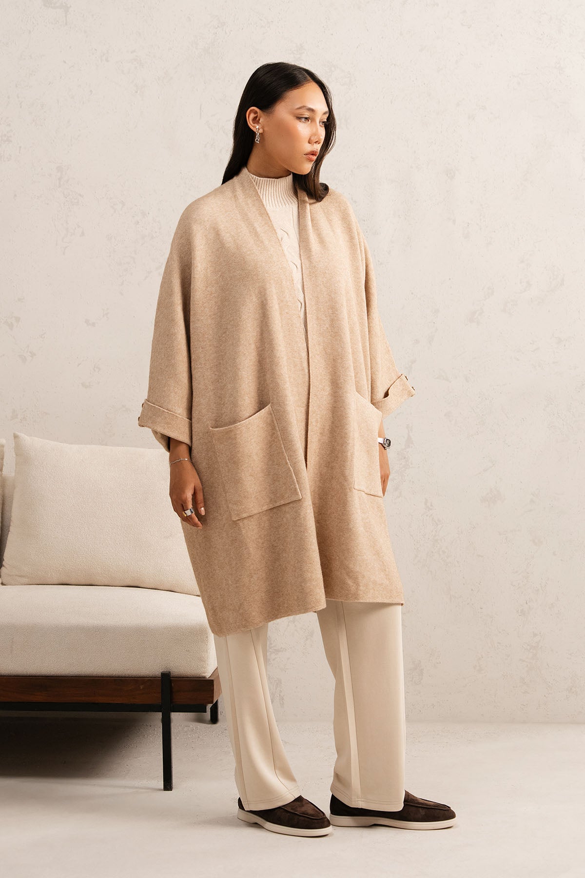 OVERSIZED LOUNGE CARDIGAN