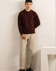 REFINED POLO SWEATER