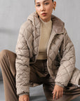 DIAMOND QUILTED-PARKA