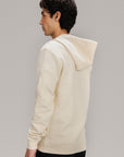 TEXTURED ZIP UP HOODIE