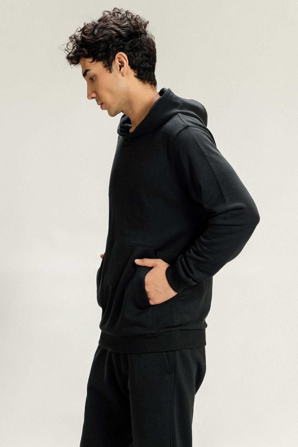 PULLOVER HOODIE-PIMA TERRY