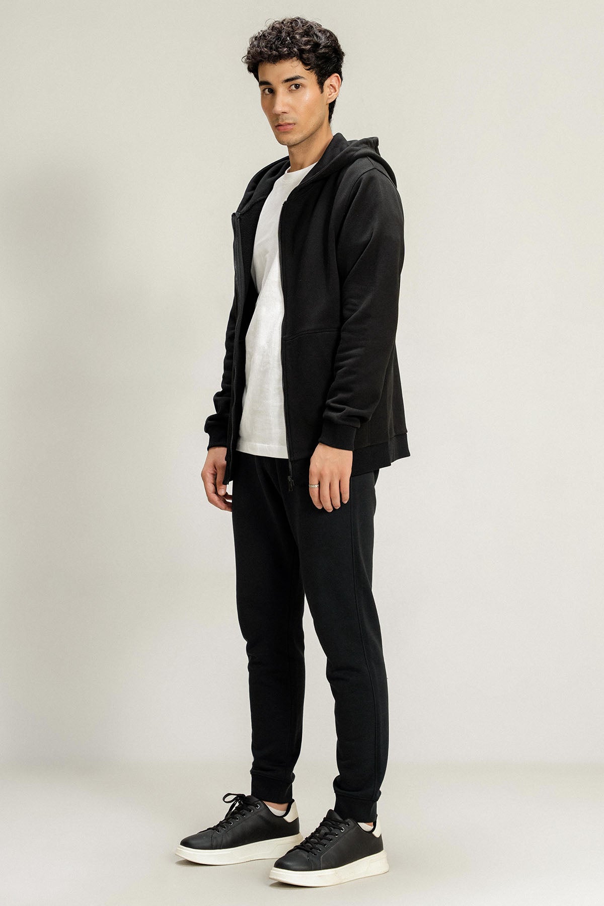 ZIP HOODIE JACKET - PIMA TERRY