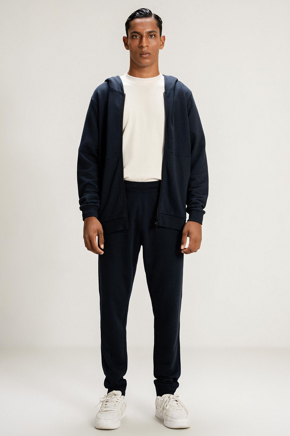 ZIP HOODIE JACKET - PIMA TERRY