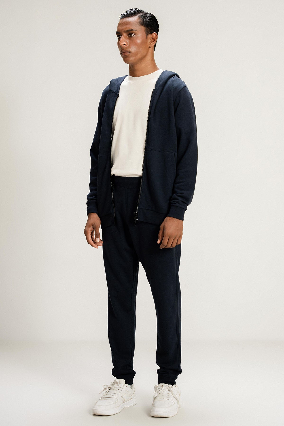 ZIP HOODIE JACKET - PIMA TERRY