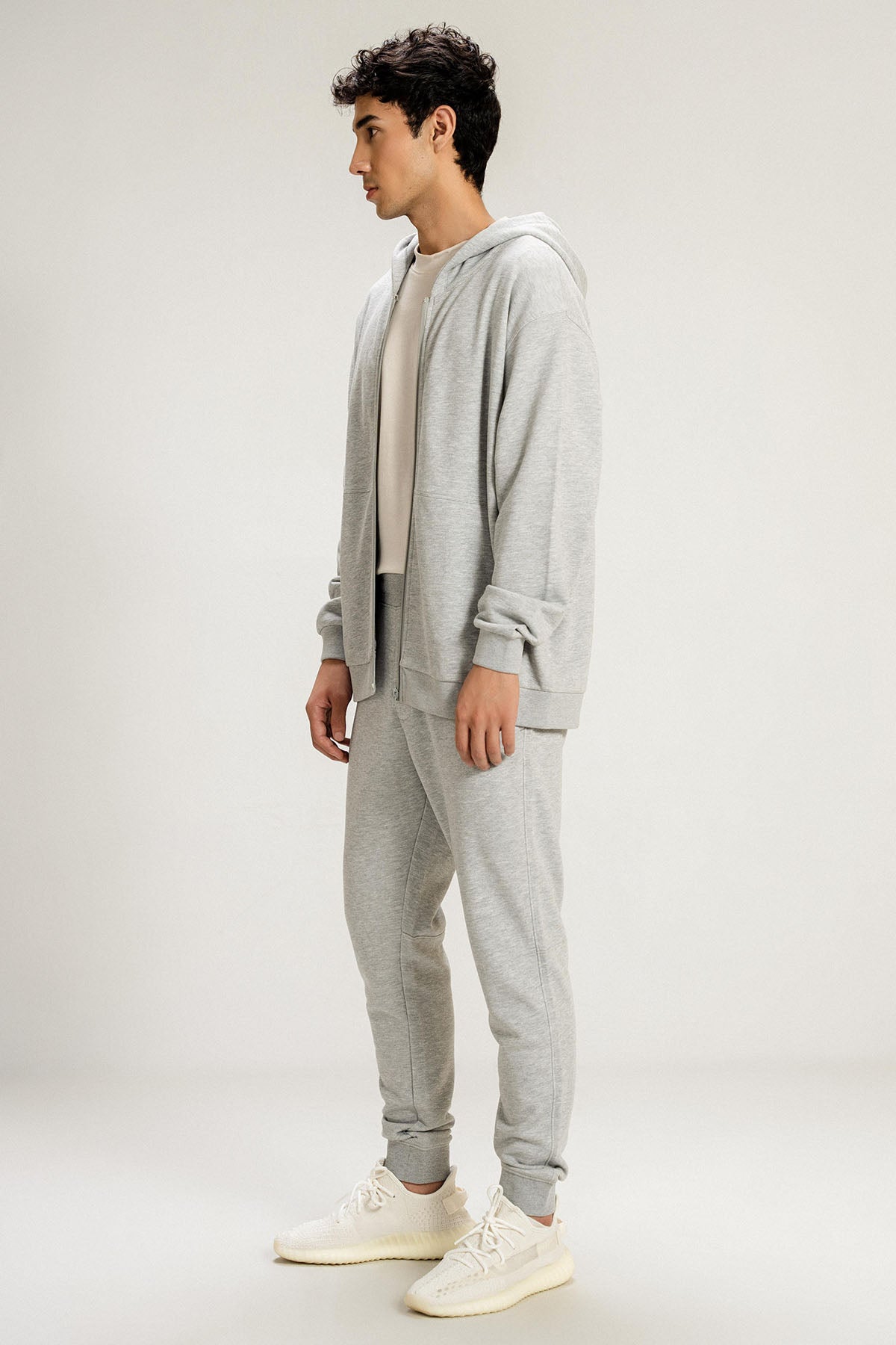 ZIP HOODIE JACKET - PIMA TERRY