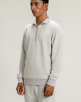 HALF ZIP SWEATSHIRT - PIMA FLEECE