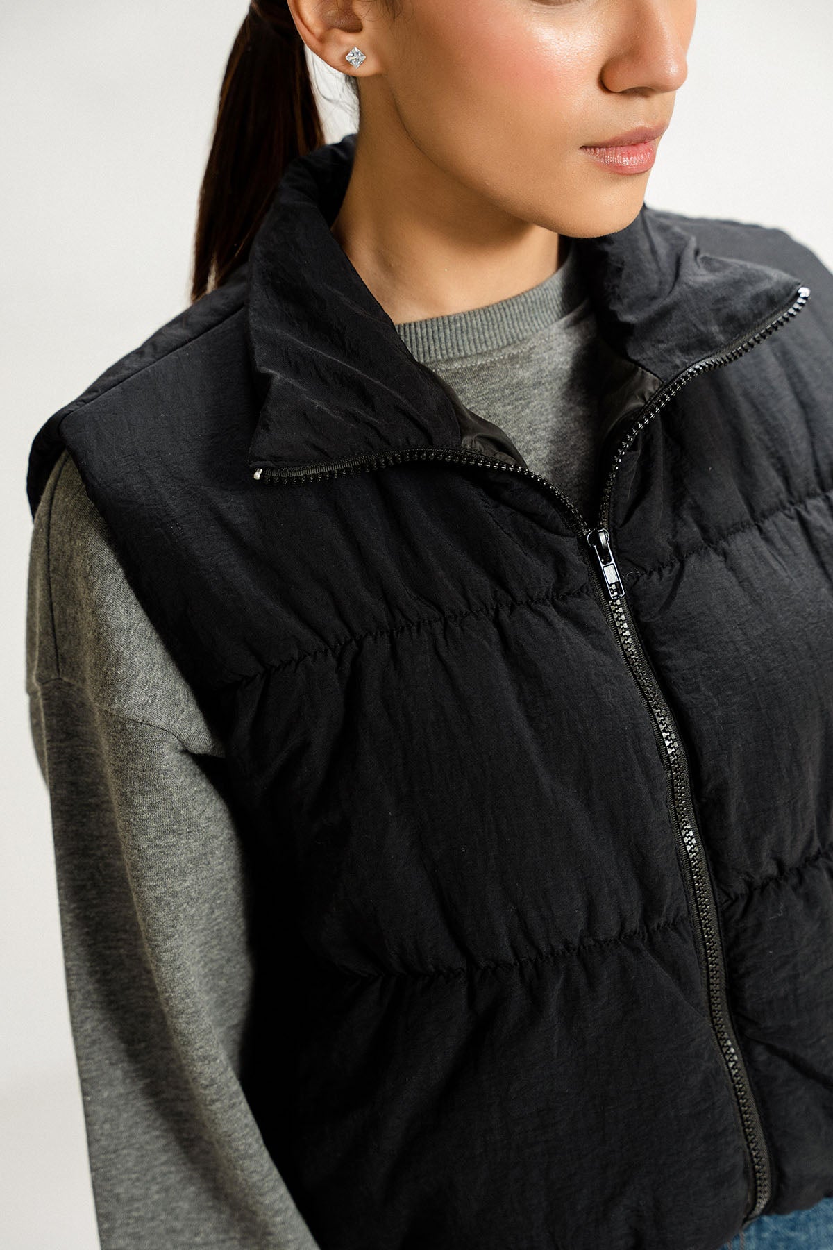 CROPPED PUFFER JACKET