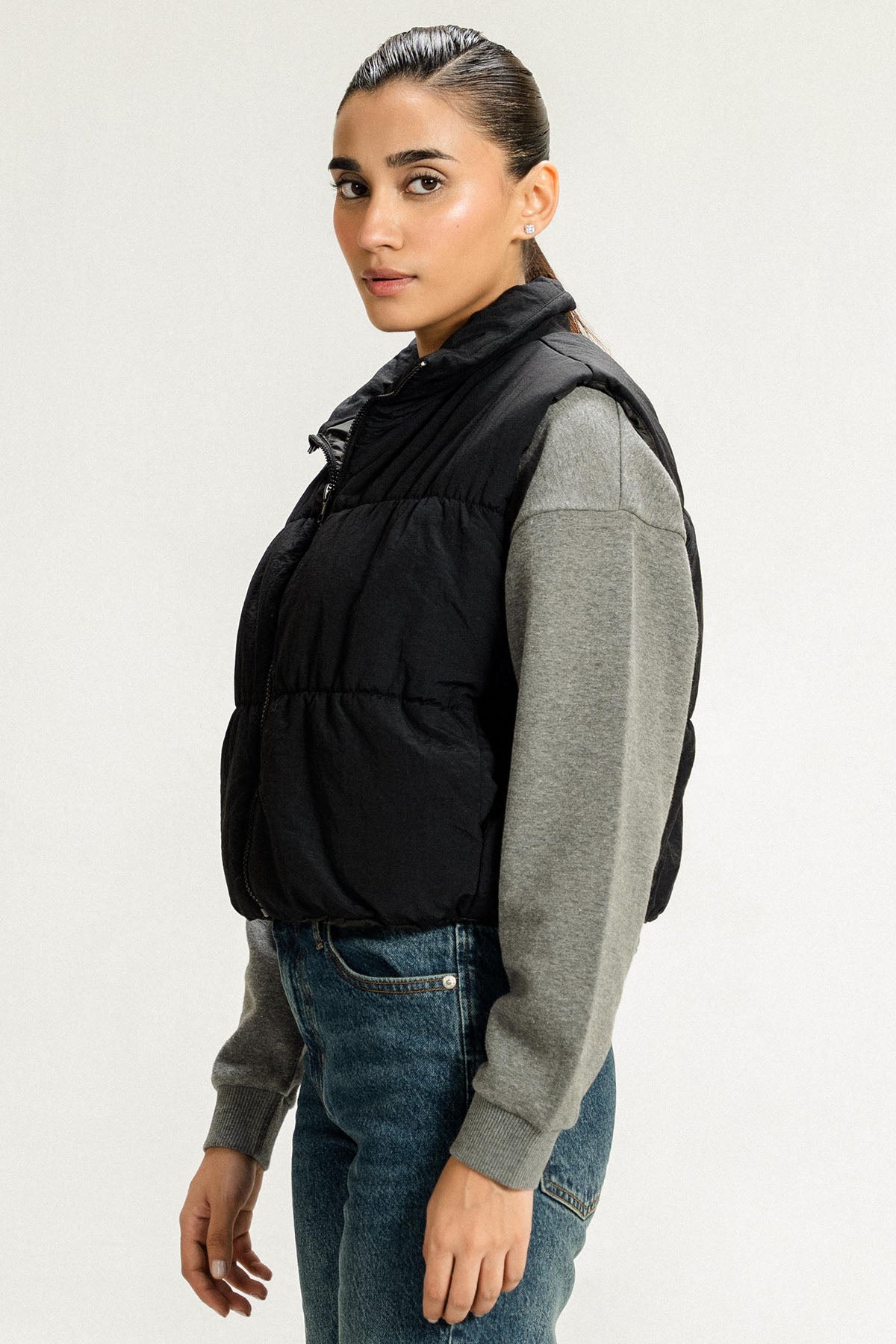 CROPPED PUFFER JACKET