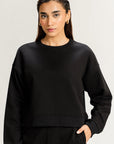 DROP SHOULDER SWEAT - PIMA FLEECE