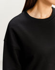 DROP SHOULDER SWEAT - PIMA FLEECE