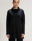 COWL NECK SWEATSHIRT