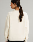 TEXTURED LUXE SWEATSHIRT