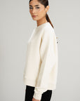 TEXTURED LUXE SWEATSHIRT